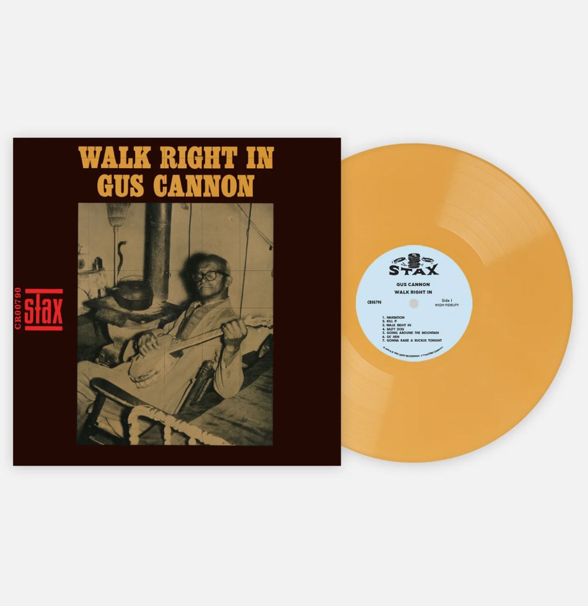 Gus Cannon - Walk Right In (Geel Vinyl) (VMP Exclusief) (LP) | Fiftiesstore