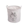 Gusta Opbergzak gezicht Ø30x30cm wit | Gusta
