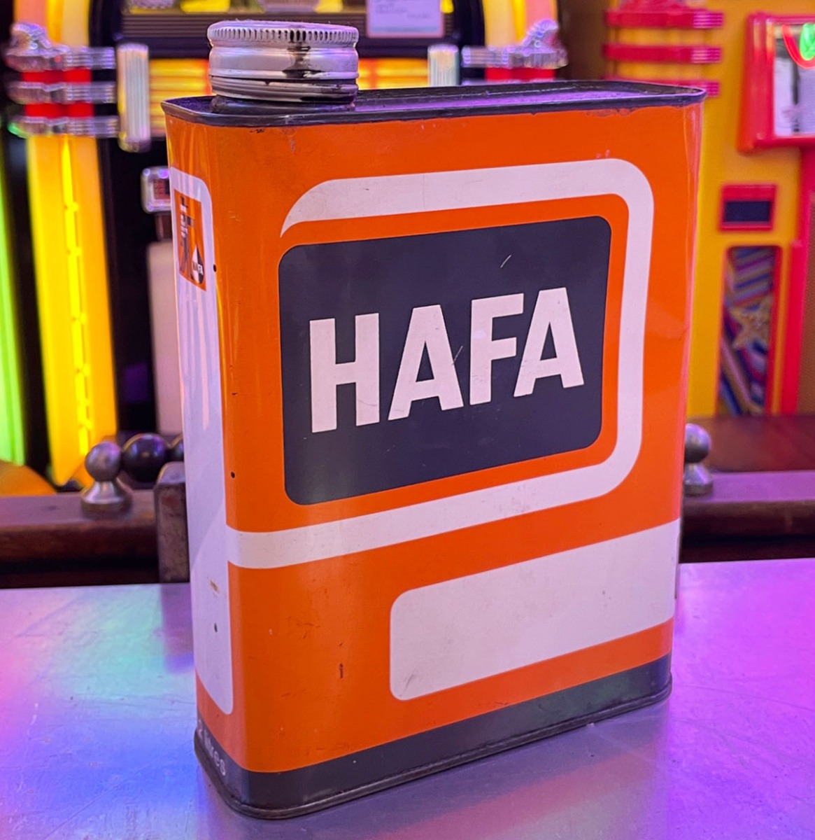 HAFA Vintage Motor Olieblik - Origineel | The Dutch Pickers