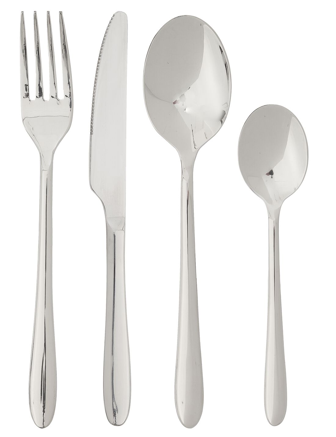 HEMA 16-delige bestekset Bari (zilver) | HEMA