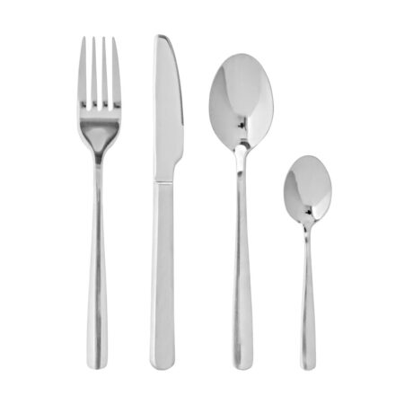 HEMA 16-delige bestekset valencia (zilver) | HEMA