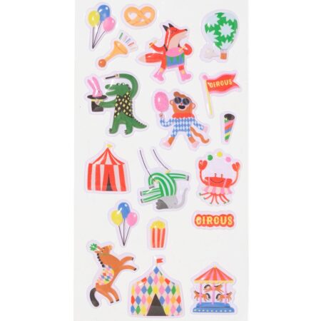 3D stickers circus - 38 stuks