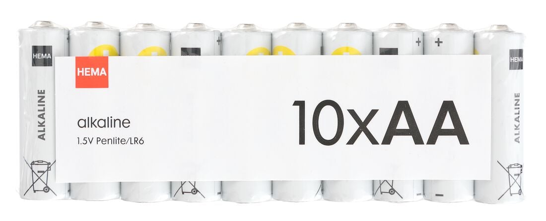 HEMA AA alkaline batterijen - 10 stuks | HEMA