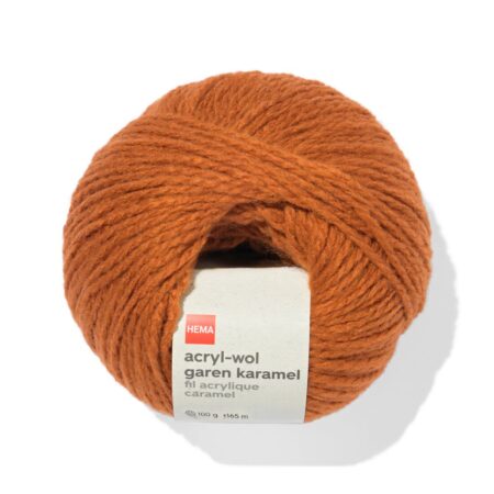 HEMA Acryl-wol garen karamel 100gram 165meter | HEMA