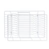 HEMA Afdruiprek 30x45x10.5cm metaal wit | HEMA