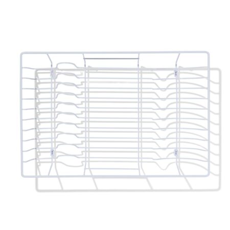 HEMA Afdruiprek 30x45x10.5cm metaal wit | HEMA