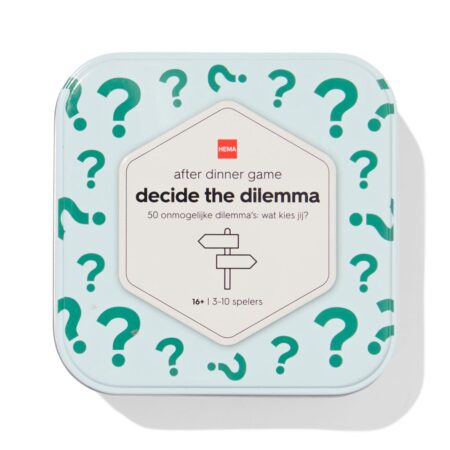 HEMA After dinner game 'dicide the dilemma' | HEMA