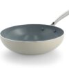 HEMA BK wokpan Ø28cm keramisch PFAS-vrij beige (beige) | HEMA
