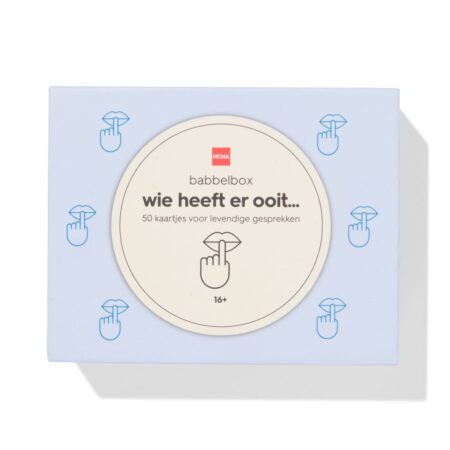HEMA Babbelbox Wie heeft ooit | HEMA
