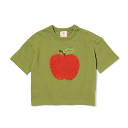 Baby T-shirt jersey fruit groen
