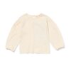 Baby T-shirt rib ecru