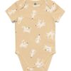 HEMA Baby meegroeiromper honden naturel (naturel) | HEMA