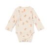 HEMA Baby meegroeiromper rib honden grijs (grijs) | HEMA