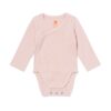 HEMA Baby meegroeiromper rib roze (roze) | HEMA
