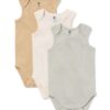 HEMA Baby meegroeirompers rib - 3 stuks blauw (blauw) | HEMA
