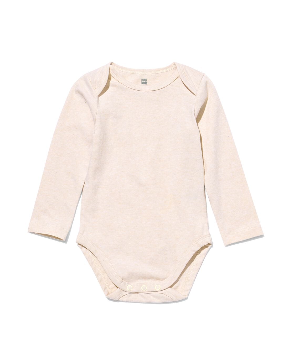 HEMA Baby romper met stretch beige (beige) | HEMA