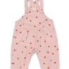Baby tuinbroek appels roze