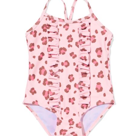 HEMA Babybadpak luipaard roze (roze) | HEMA
