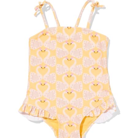 HEMA Babybadpak zwaan geel (geel) | HEMA