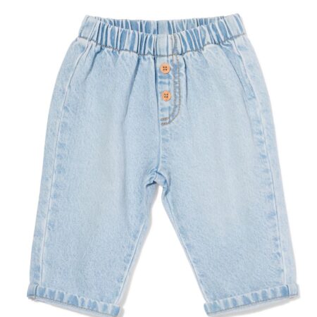 HEMA Babybroek comfy fit denim (denim) | HEMA