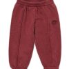 HEMA Babybroek comfy fit sweatstof bordeauxrood (bordeauxrood) | HEMA