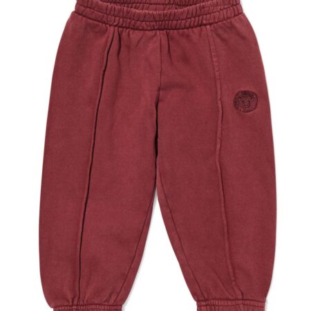 HEMA Babybroek comfy fit sweatstof bordeauxrood (bordeauxrood) | HEMA