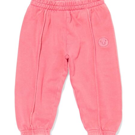 HEMA Babybroek comfy fit sweatstof roze (roze) | HEMA