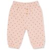 HEMA Babybroek comfy fit sweatstof stippen roze (roze) | HEMA