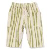 HEMA Babybroek comfy fit sweatstof strepen groen (groen) | HEMA