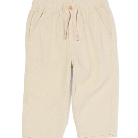 HEMA Babybroek comfy fit zand (zand) | HEMA