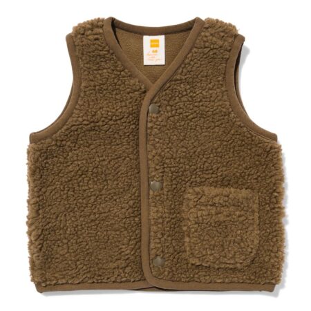 HEMA Babygilet teddy olijf (olijf) | HEMA
