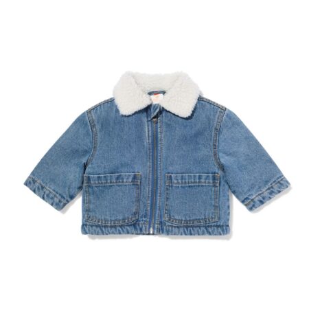 Babyjas denim middenblauw
