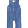 HEMA Babyjumpsuit linnen strepen blauw (blauw) | HEMA