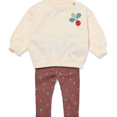 Babykledingset radijs bruin