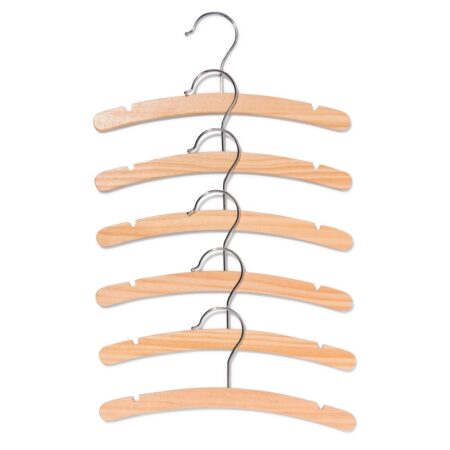 HEMA Babykleerhangertjes hout - 6 stuks (hout) | HEMA