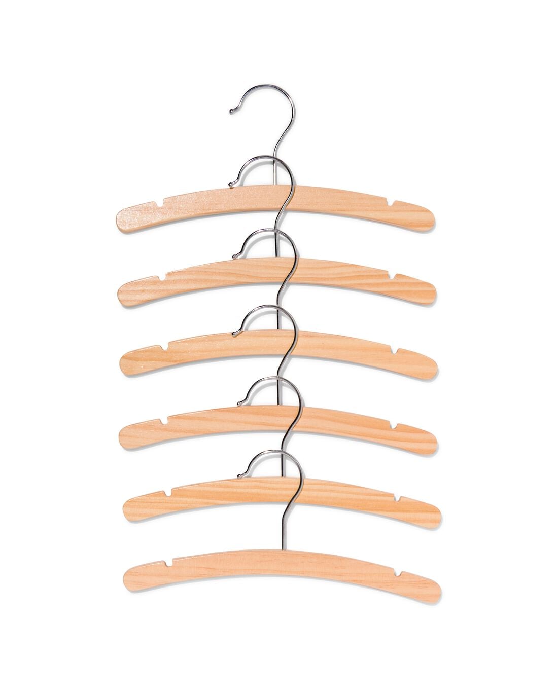 HEMA Babykleerhangertjes hout - 6 stuks (hout) | HEMA