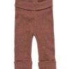 HEMA Babylegging aansluitend rib bruin (bruin) | HEMA