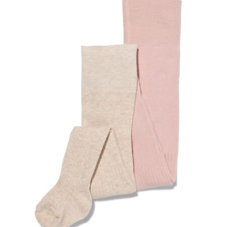 Babymaillot rib - 2 stuks middenbruin