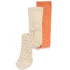 HEMA Babymaillots stippen - 2 stuks middenbruin (middenbruin) | HEMA