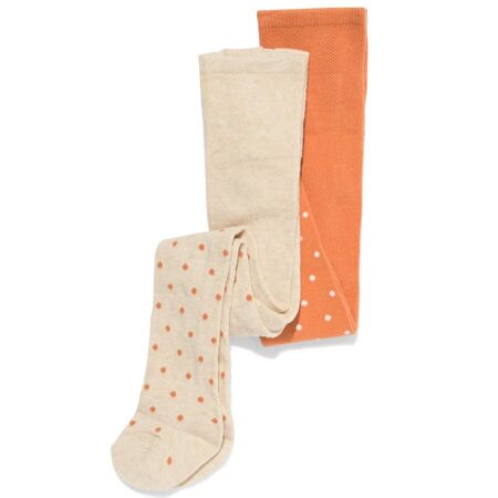 HEMA Babymaillots stippen - 2 stuks middenbruin (middenbruin) | HEMA