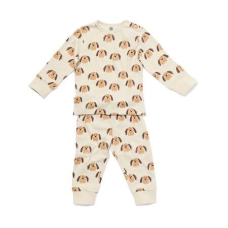 HEMA Babypyjama honden naturel (naturel) | HEMA