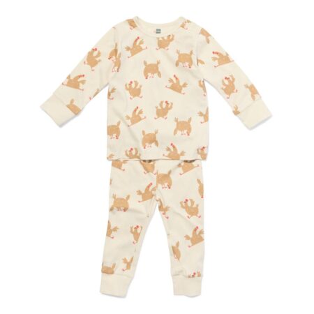 HEMA Babypyjama kippen naturel (naturel) | HEMA
