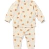 HEMA Babypyjama velours beren naturel (naturel) | HEMA