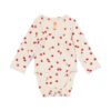 HEMA Babyromper rib fruit ecru (ecru) | HEMA