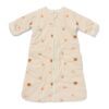 HEMA Babyslaapzak met afneembare mouwen katoen 3tog dieren naturel (naturel) | HEMA