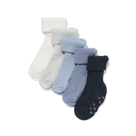 HEMA Babysokken bamboe - 5 paar blauw (blauw) | HEMA