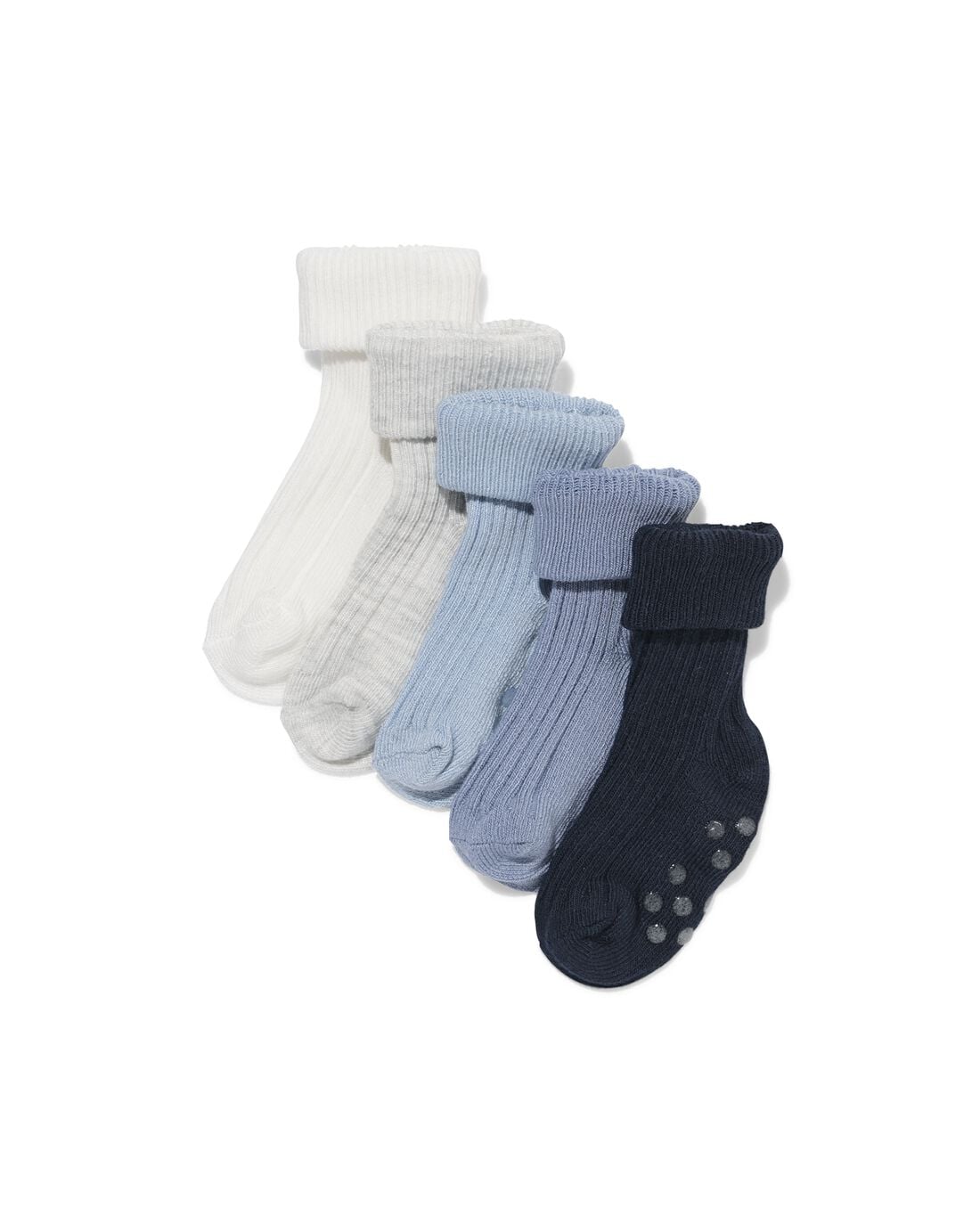 HEMA Babysokken bamboe - 5 paar blauw (blauw) | HEMA