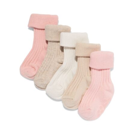 HEMA Babysokken bamboe - 5 paar oudroze (oudroze) | HEMA