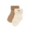 HEMA Babysokken terry croissant - 2 paar beige (beige) | HEMA