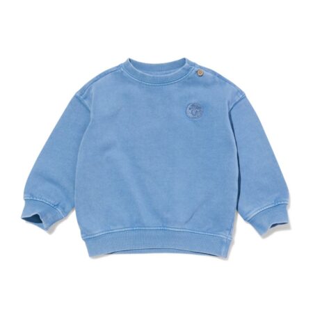 HEMA Babytrui sweatstof blauw (blauw) | HEMA